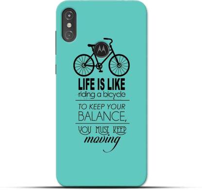 Saavre Back Cover for Keep Moving In Life for MOTO ONE POWER