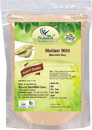 Natural Healthlife Care 100 Natural Multani Mitti Powder The Indian Clay 227gm Price In India Buy Natural Healthlife Care 100 Natural Multani Mitti Powder The Indian Clay 227gm Online In India Free shipping in india on orders over ₹999. flipkart
