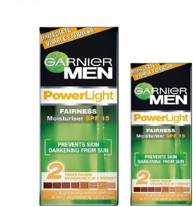 garnier men power white cream