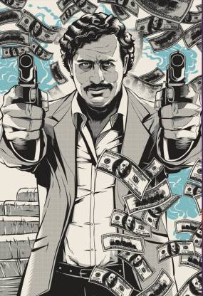 Pablo Escobar Narcos Poster for Room & Office (13 Inch X 19 Inch, Rolled)  Paper Print - Movies posters in India - Buy art, film, design, movie,  music, nature and educational paintings/wallpapers