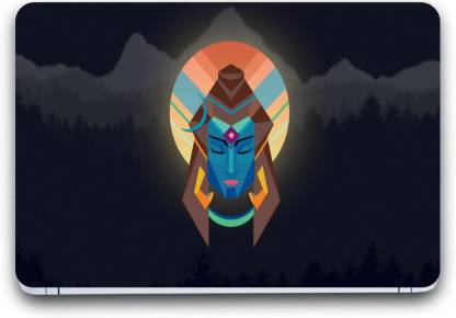 punix animated lord shiva Exclusive High Quality Laptop Decal, laptop skin  sticker  inch (15 x 10) Inch new Vinyl Laptop Decal  Price in India  - Buy punix animated lord shiva