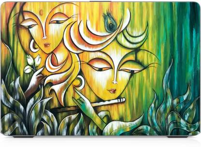 i-Birds ® radha krishna art wallpaper Exclusive High Quality Laptop Decal,  laptop skin sticker  inch (15 x 10) Inch iB-5K_skin_1712 Vinyl Laptop  Decal  Price in India - Buy i-Birds ®