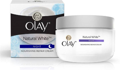 olay natural white nourishing skin night cream