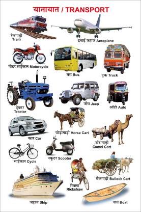 Transport - Educational Poster - Kid's 1st Learning Charts - Photographic  Paper - Deepak Bishnoi posters - Educational posters in India - Buy art,  film, design, movie, music, nature and educational paintings/wallpapers at  