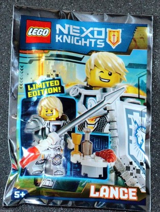 embalaje original mini-personaje lance polybag 271828 Lego nexo Knights Limited Edition 