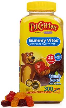Lil Critters Gummy Vites Complete Multivitamin Naturally Sourced Color Flavors Chewing Gum Price In India Buy Lil Critters Gummy Vites Complete Multivitamin Naturally Sourced Color Flavors Chewing Gum Online