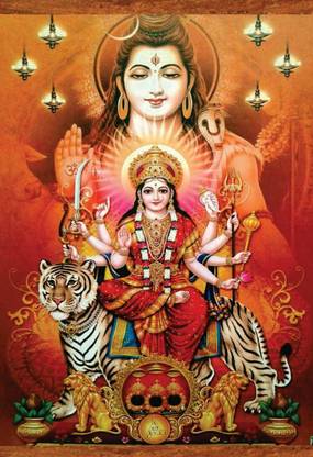 Maa Durga Lord Shiva Wall Poster Print on Art Paper 13x19 Inches Paper Print - Art & Paintings posters in India - Buy art, film, design, movie, music, nature and educational paintings/wallpapers Maa Durga Lord Shiva Wall Poster Print on Art Paper 13x19 Inches Paper Print - Art & Paintings posters in India - Buy art, film, design, movie, music, nature and educational paintings/wallpapers