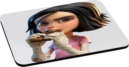 ANNI69 Girl Eating Chocolate From Iropn hands Mouse Pad Best Gift Pad For  Work and Game Lover Mousepad - ANNI69 : 