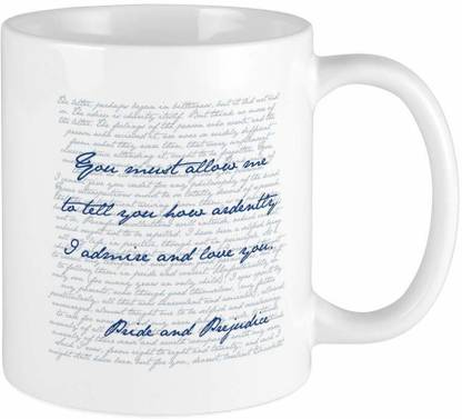 Radanya Pride And Prejudice Mr. Darcy Quote Mug2452 Ceramic Coffee Mug Price In India - Buy Radanya Pride And Prejudice Mr. Darcy Quote Mug2452 Ceramic Coffee Mug Online At Flipkart.com