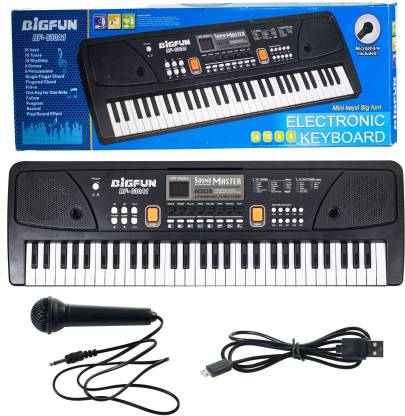Reproduce you are Specially WISHKEY 61 Key Keyboard Piano For Kids,Children Portable Electric Organ,Beginner's  Musical Educational Toy with Microphone & USB Power Option - 61 Key Keyboard  Piano For Kids,Children Portable Electric Organ,Beginner's Musical  Educational Toy