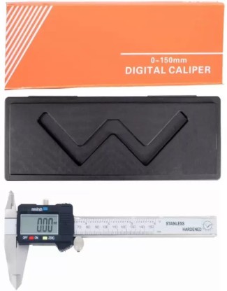 difcuyg5Ozw Digital Electronic Gauge Vernier Caliper,LCD Display Easy Reading Ruler,150mm 6 Inch Micrometer Useful Tool 