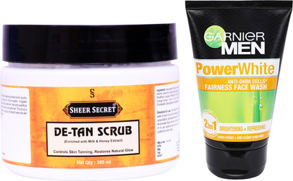 garnier tan removal face wash