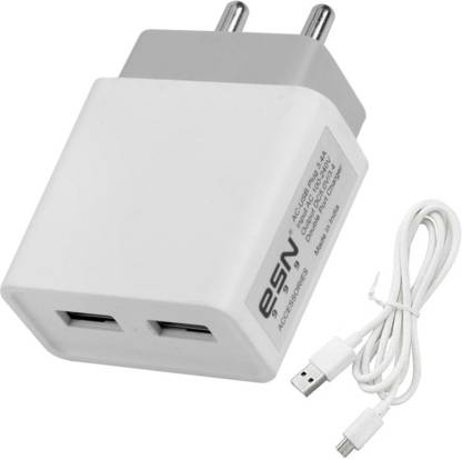 Dual Port Fast Charger 3.4 A With Sync USB Cable – ESN 999