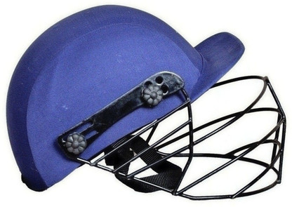 SPORTSHOLIC Blue Cricket Helmet With 