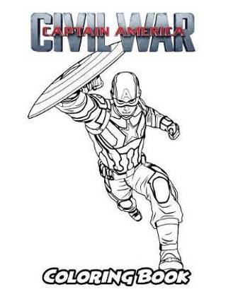 Buy Captain America Civil War Coloring Book by Ivazewa ...