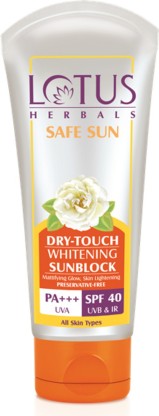 lotus sunscreen for dry skin