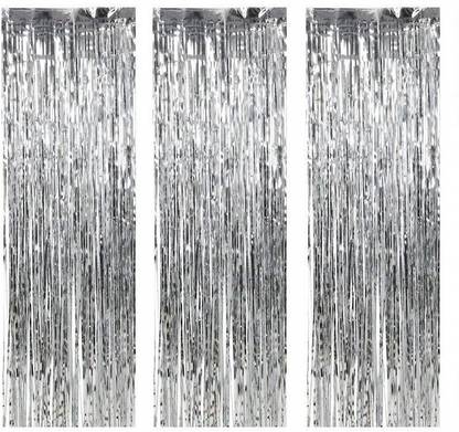 Bash N Splash Silver Party Foil Curtain Metallic Fringe Shimmer Party Curtain Pack Of 3 Price In India Buy Bash N Splash Silver Party Foil Curtain Metallic Fringe Shimmer Party Curtain