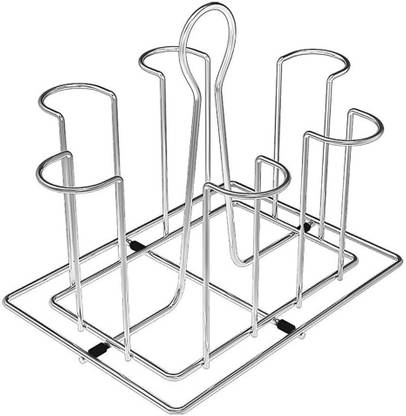 Bluwings Square Glass Stand For Kitchen Steel Glass Holder Price In India Buy Bluwings Square Glass Stand For Kitchen Steel Glass Holder Online At Flipkart Com