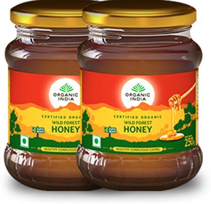 Organic India Honey wild Forest 250 Gm- (Pack Of 2)