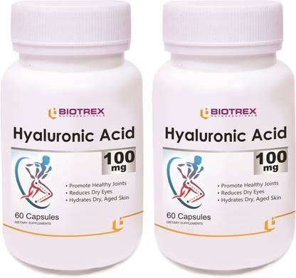 biotrex nutraceuticals hyaluronic acid 100mg 60 capsules