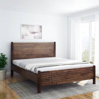 Best Design Array Sheesham Solid Wood King Bed – InLiving