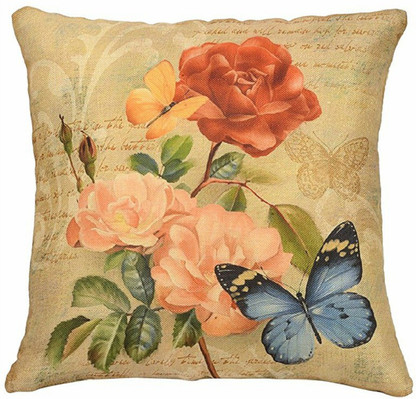 pillow flower design