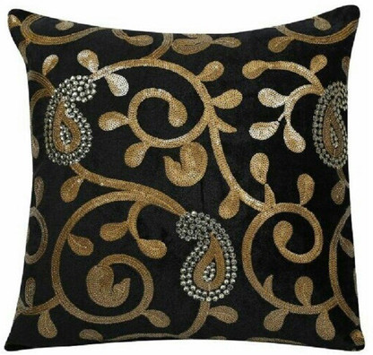 cushion covers black