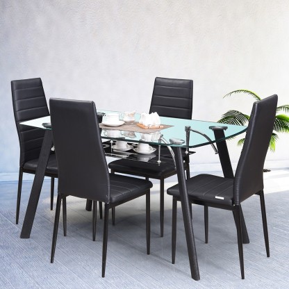 glass dining table flipkart