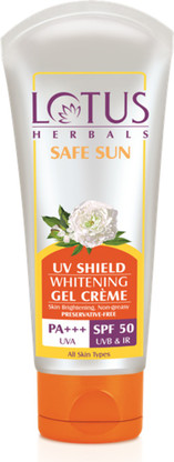 lotus herbals whiteglow skin whitening & brightening gel crème