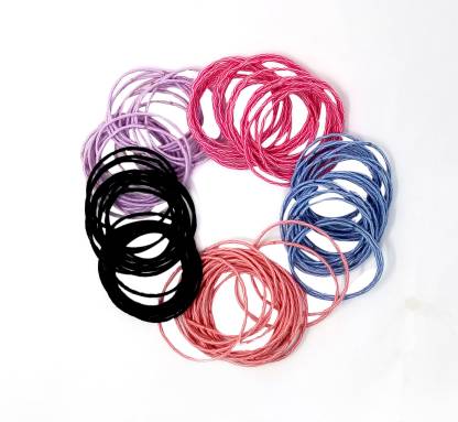 Evogirl Elastic Rubber Band Metal Free Soft Fabric Thin Hair Ties  Rubberband for Women Girls,Medium Rubber Band Price in India - Buy Evogirl Elastic  Rubber Band Metal Free Soft Fabric Thin Hair