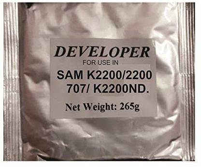 morel developer for use in samsung k2200 2200 707 photocopier and printer black ink toner