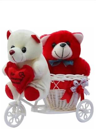 Jot 2 Teddy Bears On Tricycle Symbol Of Love 38 2 Teddy Bears On Tricycle Symbol Of Love Buy Teddy Bear Toys In India Shop For Jot Products In India Flipkart Com