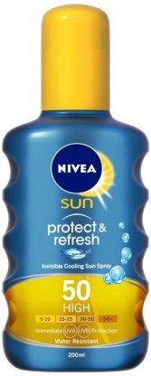 sunscreen spray nivea