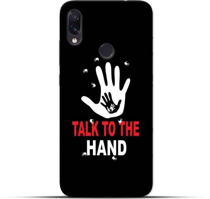 Saavre Back Cover for Talk To My Hand for REDMI NOTE 7