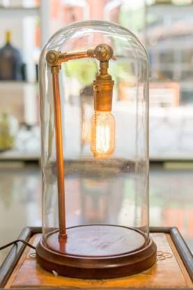 Shilpm Studio Edison Bell Jar Lamp Made, Edison Bell Jar Table Lamp