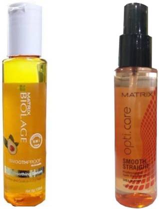 MATRIX Biolage 6 in 1 Smoothing Proof Deep smoothing New Packing \ Opti  Care Smooth Straight Split End Serum Price in India - Buy MATRIX Biolage 6  in 1 Smoothing Proof Deep