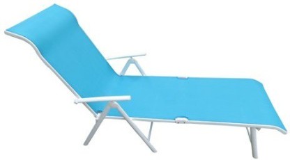 Set of 2 Patio Folding Adjustable Reclining Chairs Indoor Outdoor Garden Pool 