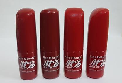 Kiss Beauty Matte Lipstick Colorstay Moisture Stain Set Of 4 Multicolor Price In India Buy Kiss Beauty Matte Lipstick Colorstay Moisture Stain Set Of 4 Multicolor Online In India Reviews Ratings