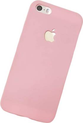 Midkart Back Cover for iPhone 5 / 5S / 5SE Matte Baby Pink Logo Cut Soft  Silicone Hybrid Case & Lens Protection - Midkart : Flipkart.com