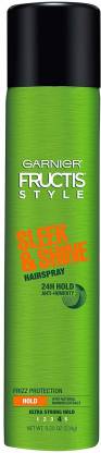 GARNIER Fructis Style Sleek & Shine Anti-Humidity Aerosol Hairspray Hair  Spray - Price in India, Buy GARNIER Fructis Style Sleek & Shine  Anti-Humidity Aerosol Hairspray Hair Spray Online In India, Reviews, Ratings