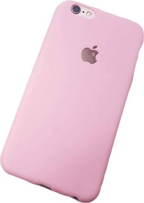 Midkart Back Cover For Iphone 6 Plus 6s Plus Matte Baby Pink Logo Cut Soft Silicone Hybrid Case Lens Protection Midkart Flipkart Com