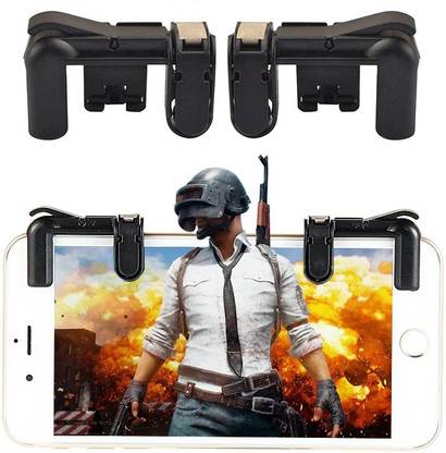 Techgear Gaming Trigger For Mobile Phone Gamepad Trigger Fire Button Handle For L1r1 Shooter Controller Pubg Mobile Joystick Left Right For Android Iphone Gaming Accessory Kit Techgear Flipkart Com