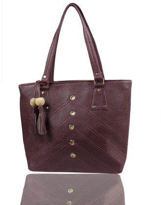 Bags Handbags Handbag dark brown casual look 