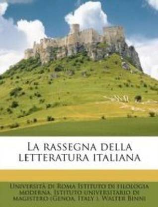 La Rassegna Della Letteratura Italiana