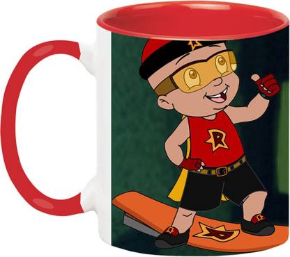 ARTBUG Mighty Raju Cartoon -2235-Red Ceramic Coffee Mug Price in India -  Buy ARTBUG Mighty Raju Cartoon -2235-Red Ceramic Coffee Mug online at  