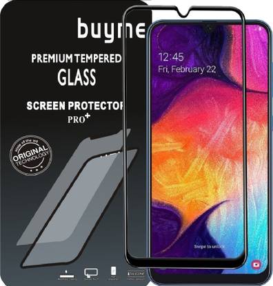 buyme edge to edge tempered glass for samsung galaxy a30 samsung galaxy a30s samsung galaxy a50 samsung galaxy a50s samsung galaxy m30 samsung