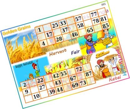partystuff baisakhi theme tambola housie tickets classic baisakhi background kukuba 2 24 cards strategy war games board game baisakhi theme tambola housie tickets classic baisakhi background kukuba 2