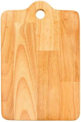 sethias Center hang hole Wooden chopping board (Beige Pack of 1) Wood Cutting Board
