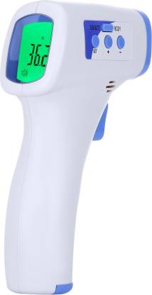 Sahyog Wellness 2306 Multi Function Non-Contact Forehead Infrared Thermometer with IR Sensor and Color Changing Display Thermometer
