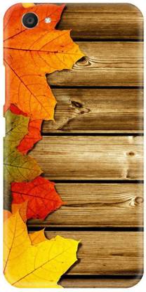 Smutty Back Cover for VIVO Y71, Vivo 1724, 1801i - Maple Leaves Print